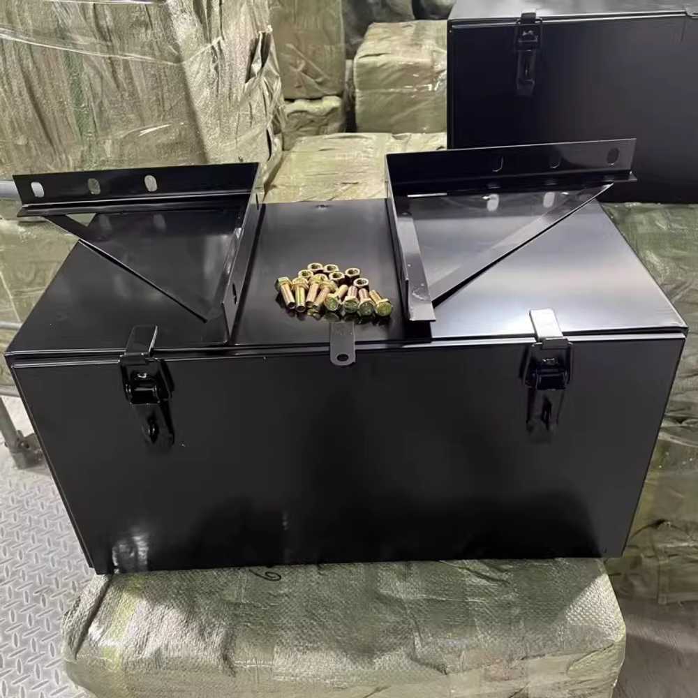 하부 공구함 툴박스 공구통 봉고3 트럭 요소수 정리 60x35x31cm/두께강화/브래킷/숨김잠금 이미지 7