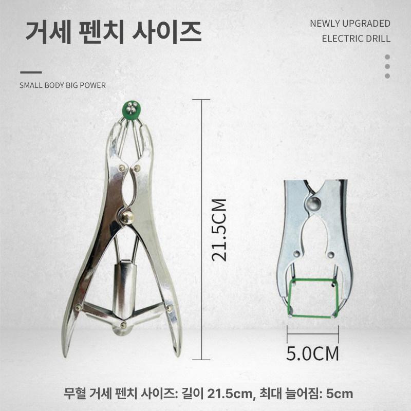 염소 거세 링 기계 펜치 돼지 꼬리 스텐 가위 손잡이 양 장착기 집게 기구 절단 - 상세 이미지 4