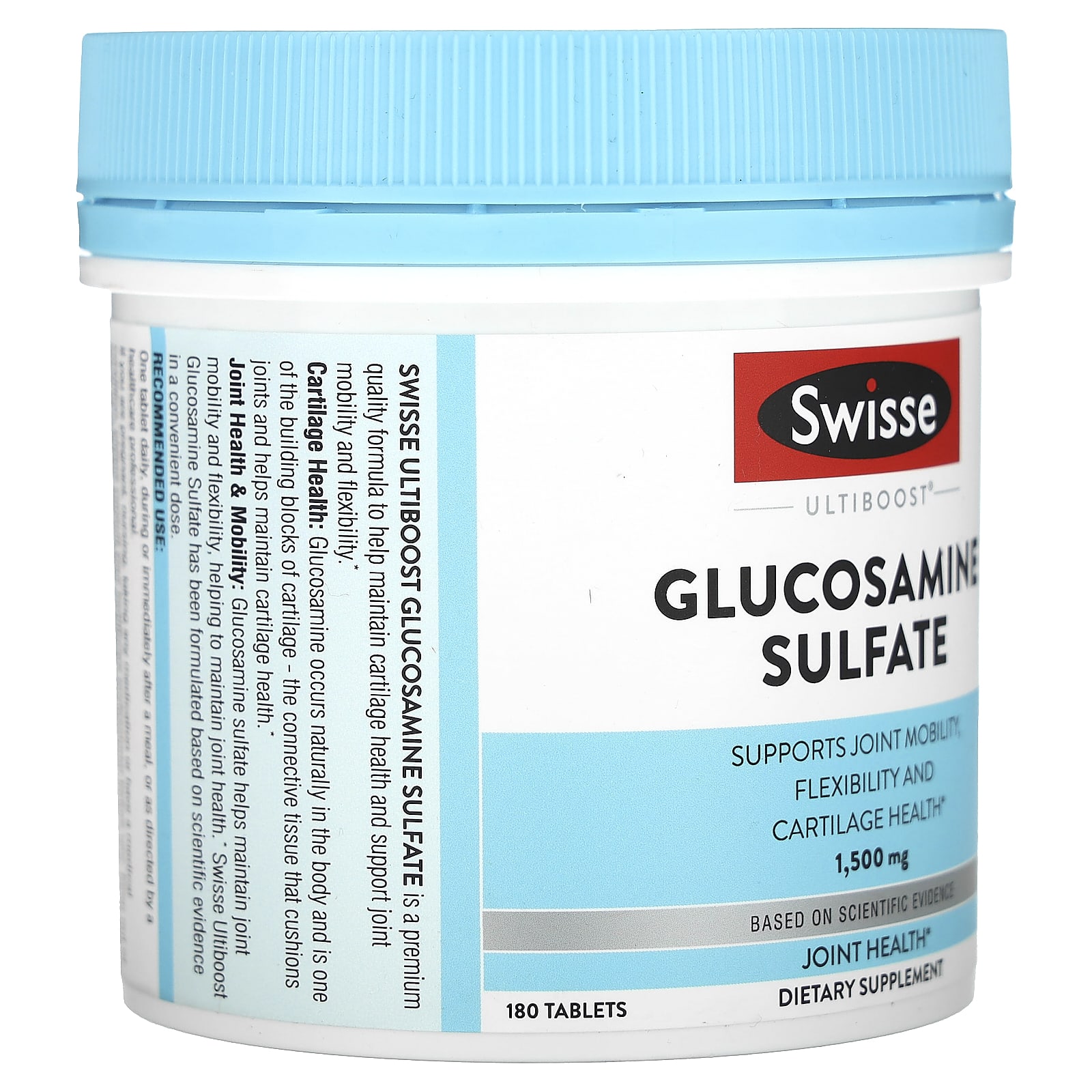 스위스 글루코사민 설페이트 1500mg Sulfate 180정, 2개 - 상세 이미지 3