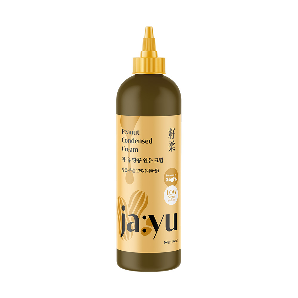 JAYU 자유 저당 땅콩연유크림 260g 피넛소스 땅콩잼 대용 - 상세 이미지 4