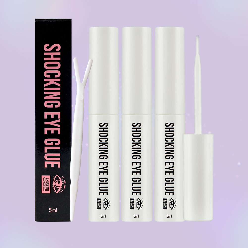 라벨영 쇼킹아이글루 5g 3개 늘어짐없는 쌍액 쌍커풀액 피부자극 NO 초간단 쌍커풀만들기 제품 이미지