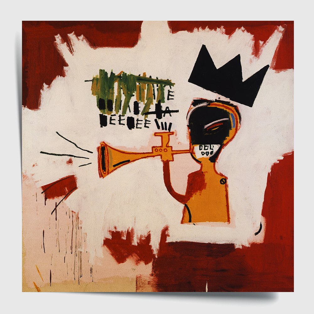 장 미셸 바스키아 인테리어 그림 액자 포스터 명화 12 Trumpet 1984 - 상세 이미지 2