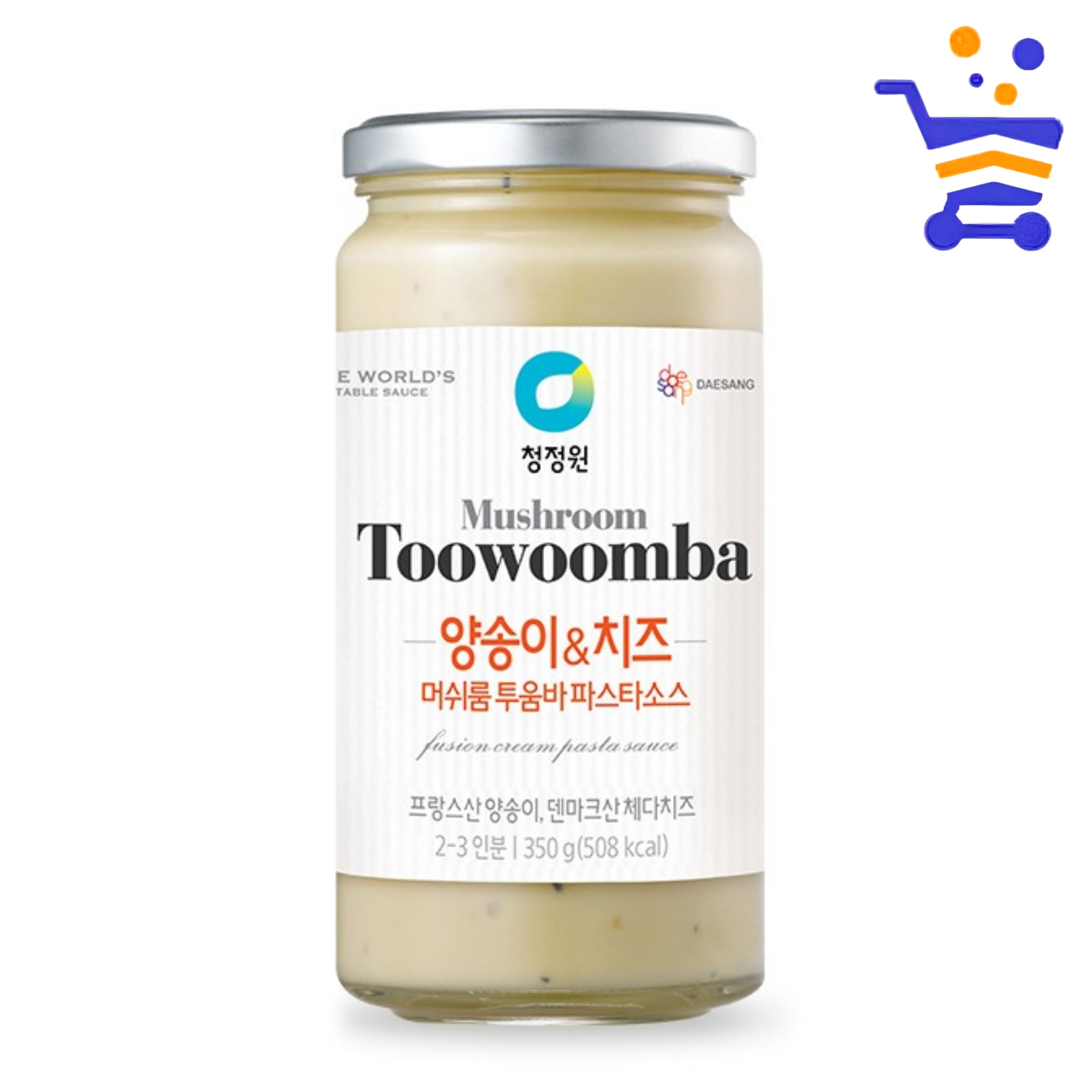 청정원 머쉬룸투움바 파스타소스 350g - 상품 이미지