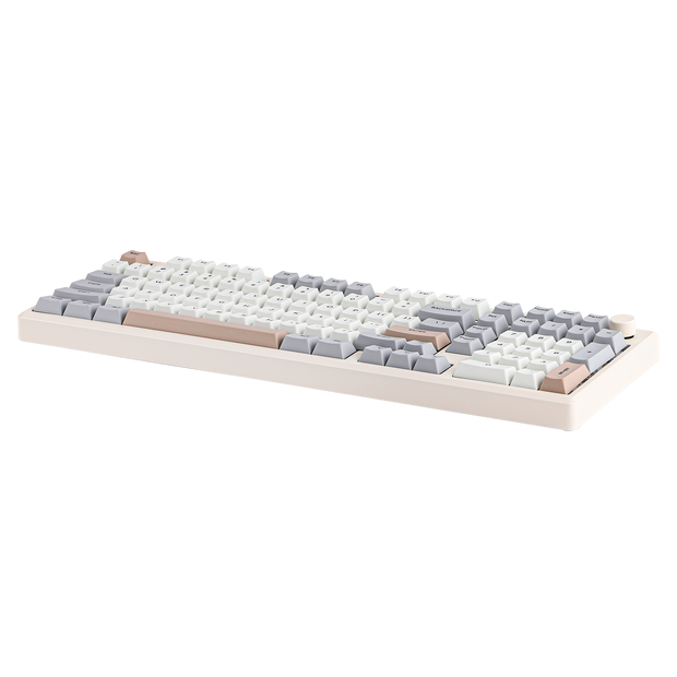에포메이커 갤럭시 Galaxy 100 유무선 기계식 조약돌 키보드(영문) 그레이, 위스테리아 - 상세 이미지 3