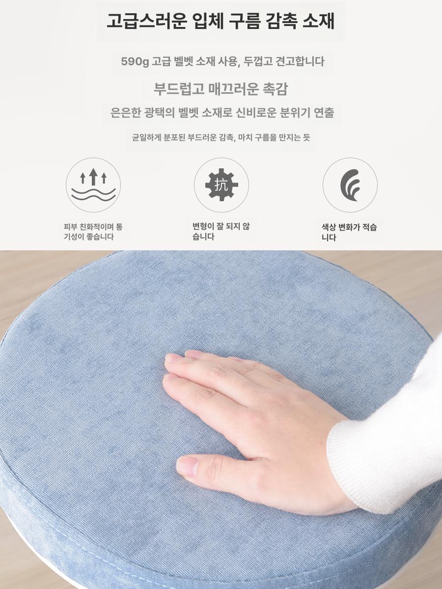 접이식 스툴 높은 카페 바체어 폴딩 홈바 가정용 대기실 등받이 없음 미스트그레이 - 상세 이미지 2
