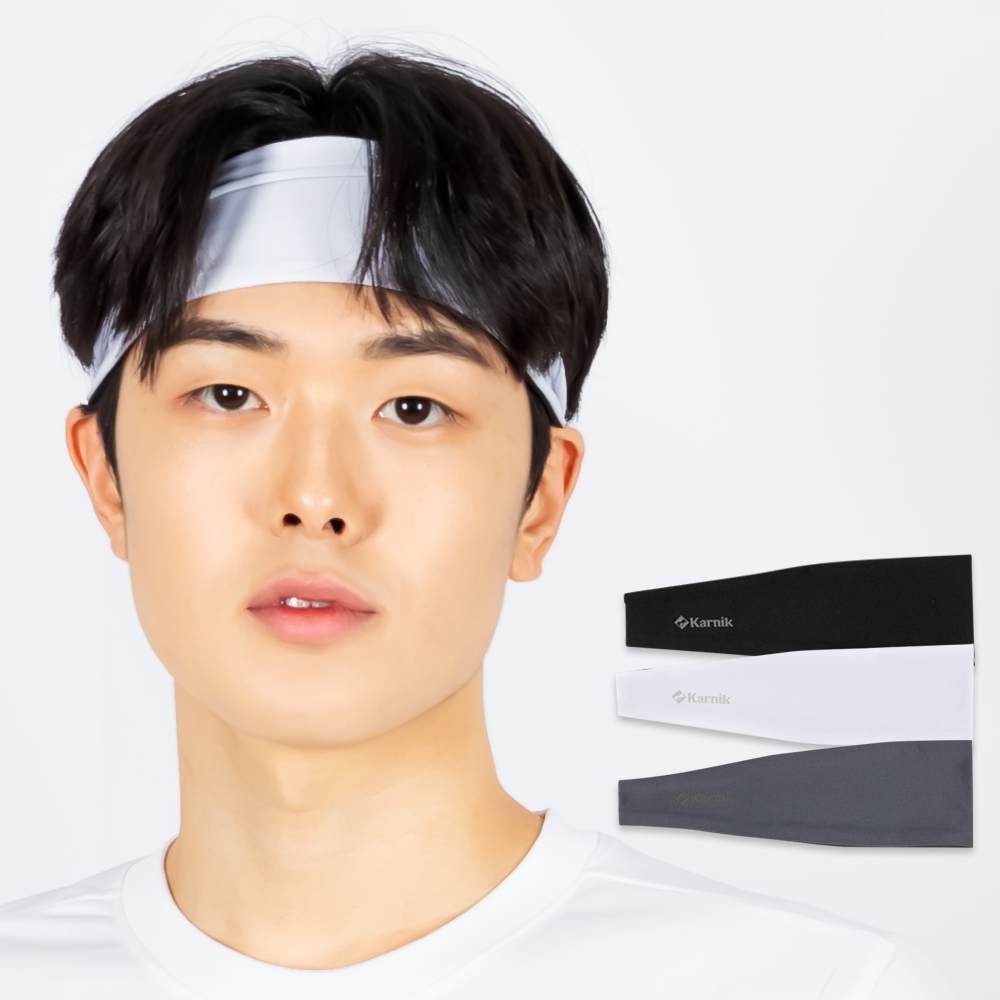 1+1 에어핏 헤어밴드 스포츠 운동 러닝 남자 땀흡수 쿨 땀 남자 등산 운동용 헤드밴드 제품 이미지