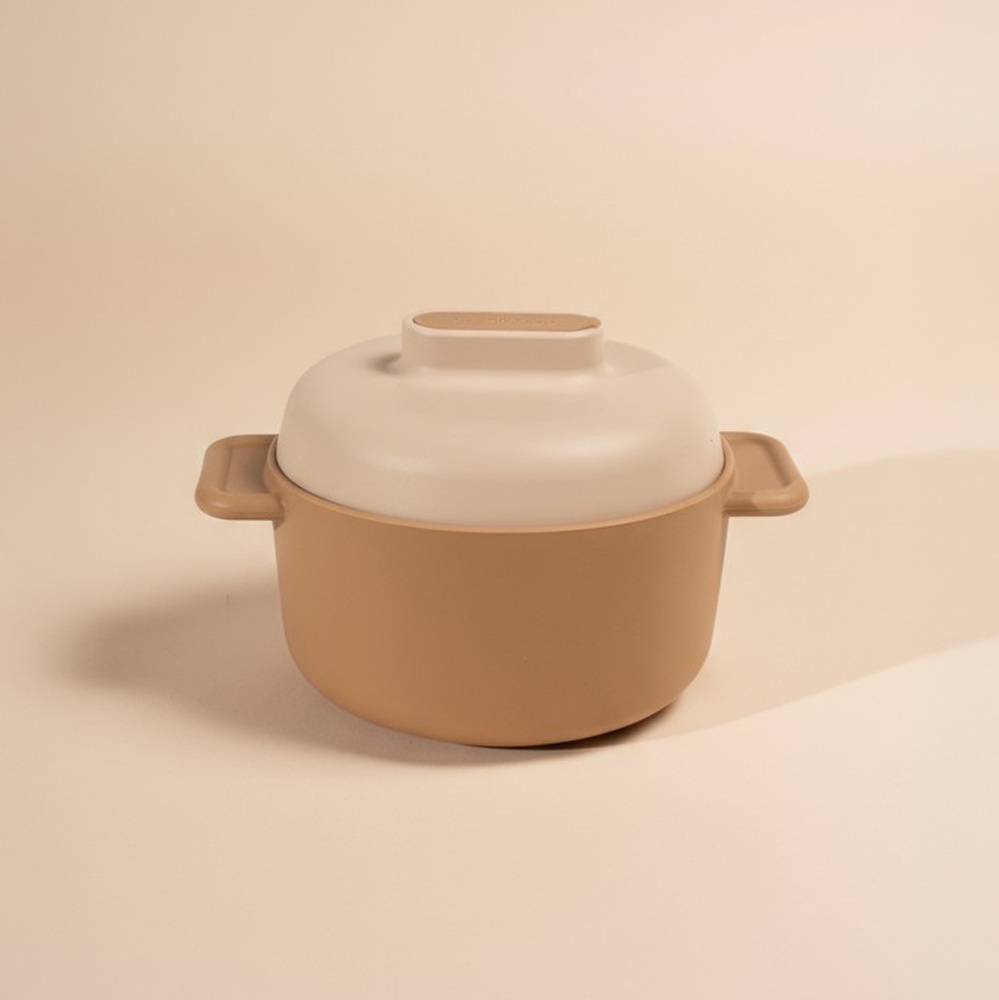 델리원 전자레인지 스팀쿠커 스몰 플래티넘 실리콘 계란찜기 라면용기 간편조리 650ml - 상세 이미지 5