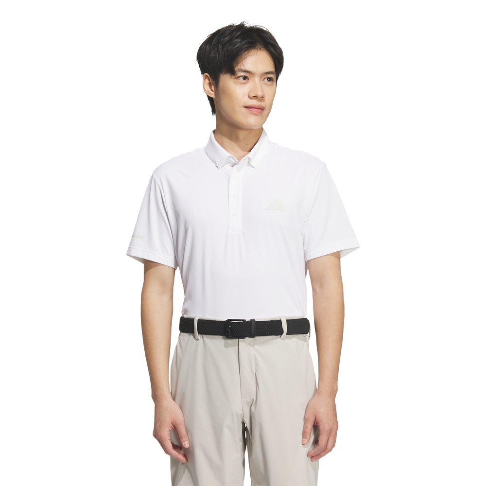 [아디다스 공식] PIQUE BUTTON DOWN 숏 슬리브 폴로 셔츠 JZ4310 - 상세 이미지 4