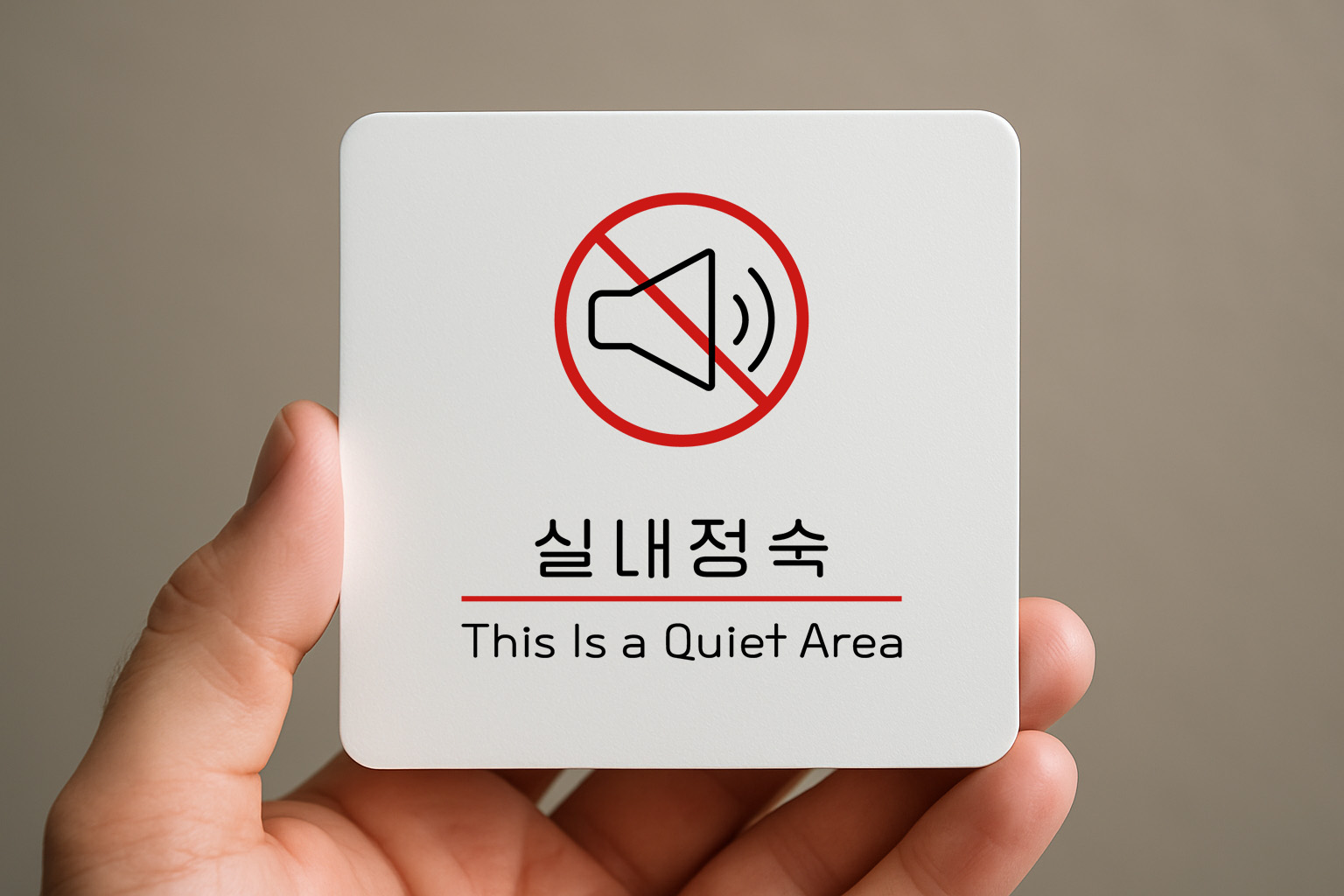 정숙 안내판 소음주의 실내 병원 학원 312 100x100 - 상세 이미지 3