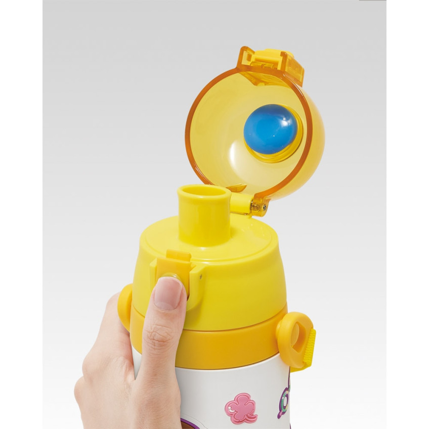 스케이터 산리오 폼폼푸린 캐릭터 3D 원푸쉬 보냉 스테인리스 다이렉트 보틀 480ml SDPV5 - 주방·식기 - 하카타몰