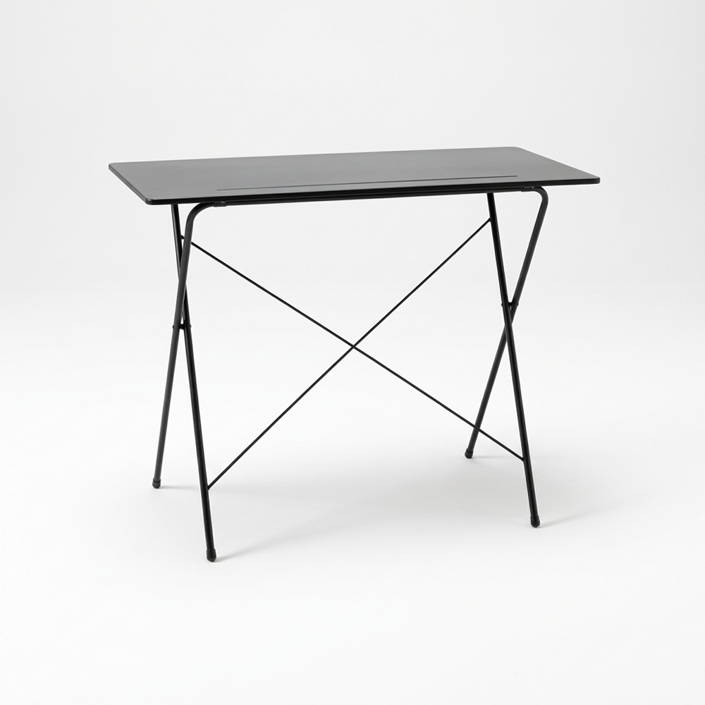 GOSI 스탠딩 접이식테이블 120 SM-2200B 래치드블랙 6871.0576