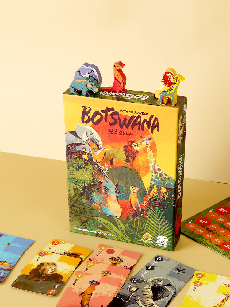 [만두게임즈] 보츠와나 패밀리 보드게임 심리 카드 게임 이미지 2