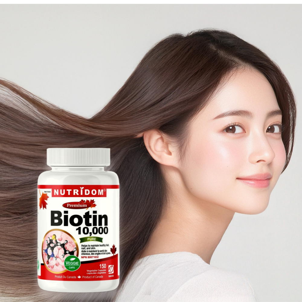 뉴트리돔 바이오틴 비오틴 고함량 단일성분 10000MCG 60캡슐, 3개 이미지 6