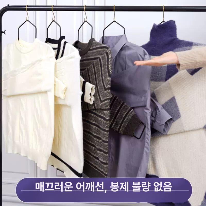 니트복원 확장기 각잡기 옷걸이 늘리는 작아진옷 블랙 싱글 바디 랙 1개 - 상세 이미지 5