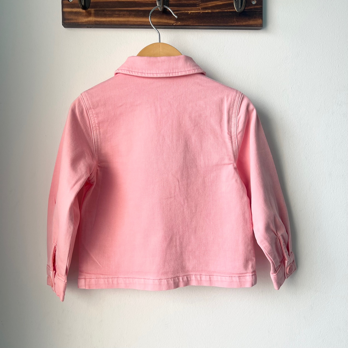 26SS 스텔라매카트니 키즈 자수 데님 자켓 핑크 TY2A57Z0156509 - 상세 이미지 5