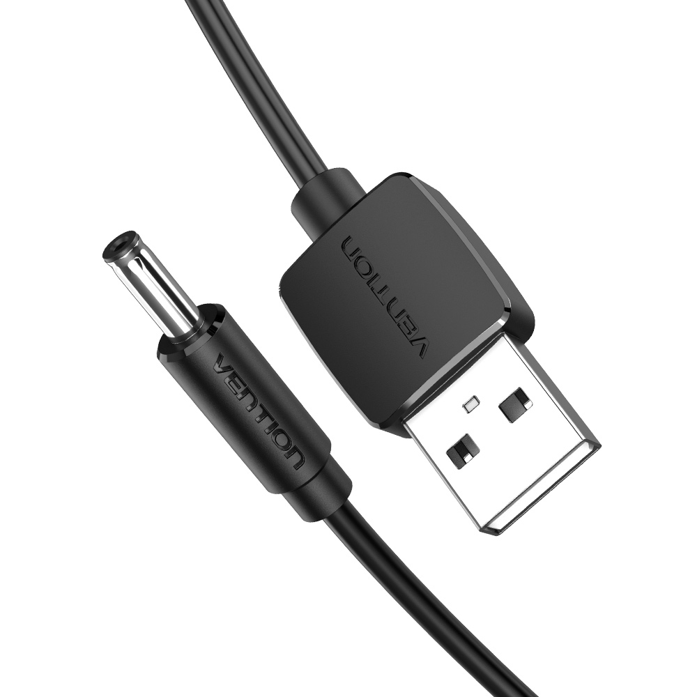 벤션 USB to DC 3.5mm 충전 전원 케이블 블랙 CEX 1.5m, 1개 - 상품 이미지