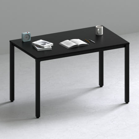 209애비뉴 제로데스크 학생 컴퓨터 책상 1000x800mm, 블랙상판+블랙프레임