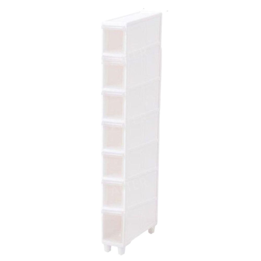 냉장고틈새장 틈새 틈새장 서랍장 폭14cm 7소칸 높이116cm - 상품 이미지