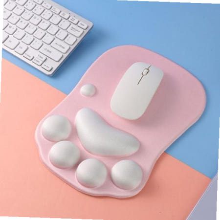 손목받침대 모찌 고양이 발바닥 손목쿠션 마우스패드 게이밍패드