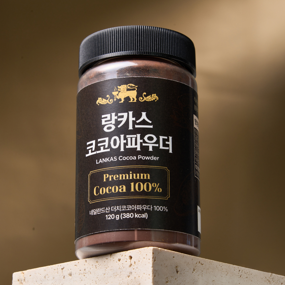 네덜란드산 무가당 프리미엄 더치 코코아 파우더 카카오 가루 120g, 1개 - 상세 이미지 2