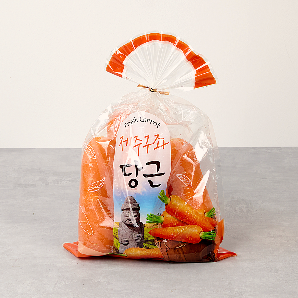딴딴한 제주 구좌 당근 1kg 세척당근 싱글 1-2인가족 장보기 제주제철채소 담기 오이 양파 감자 - 상세 이미지 4