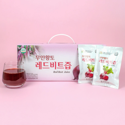 무안황토식품 100% 전남무안산 무첨가 레드 비트즙 100ml 저온착즙 30포, 1개 - 상세 이미지 3