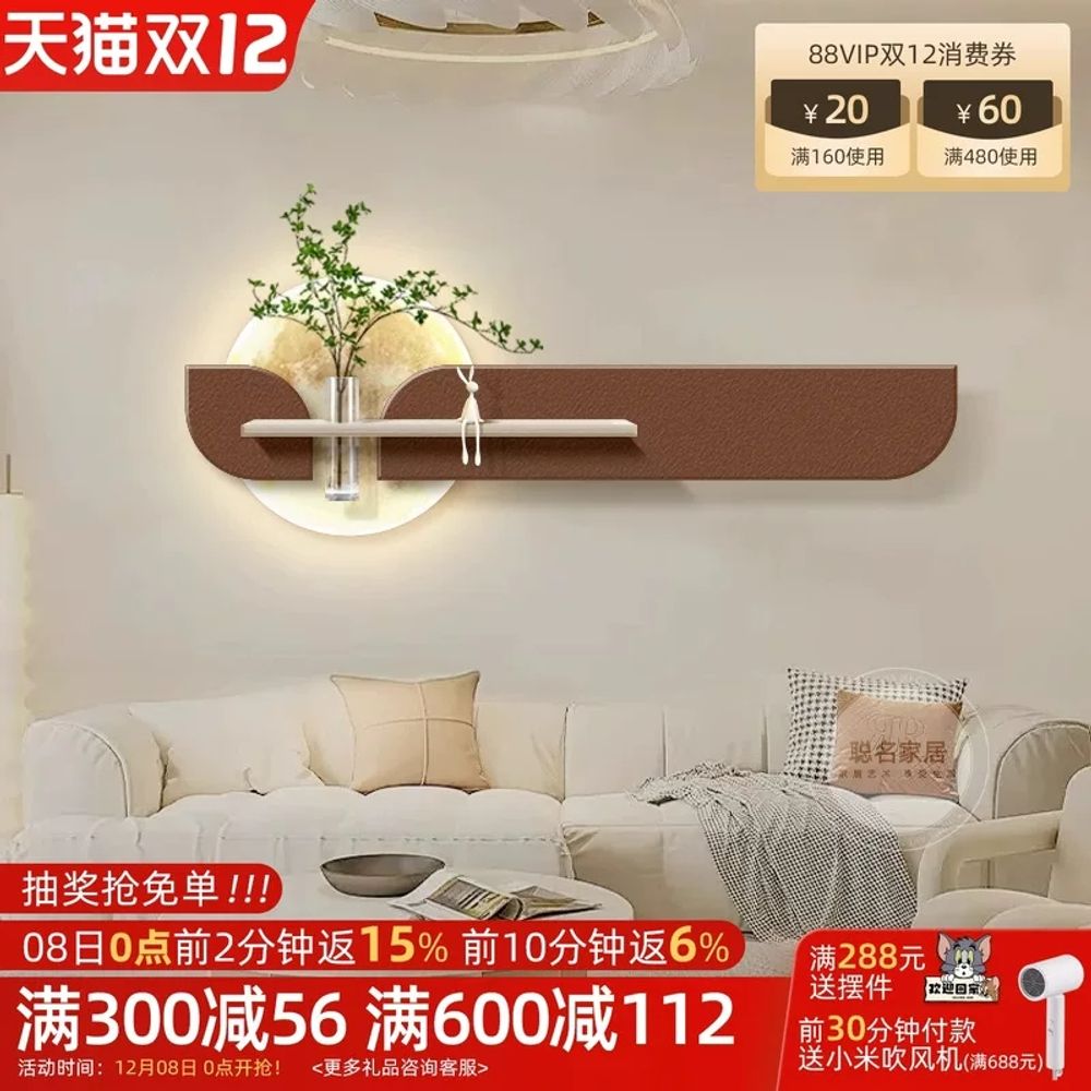 LED 액자 인테리어 화분 벽걸이 거실 A. 그린 섀도우 멜팅 라이트A, A. 조명이 없는 모델, A. 2040cm 녹색 식물 제외, A. 수제 사암 수경재배 꽃병 인공 녹색 식물 - 상세 이미지 2