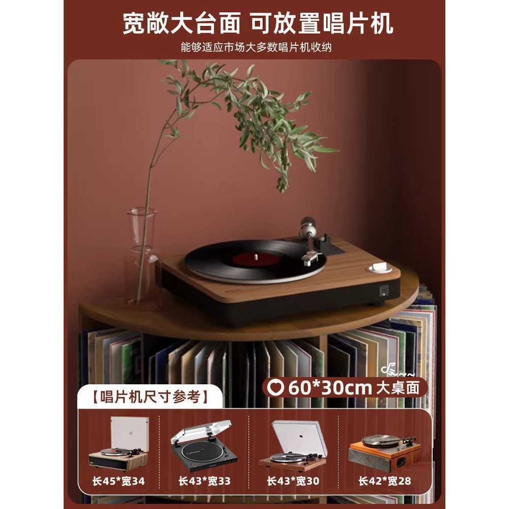 LP 수납장 원목 레코드 장식장 보관함 턴테이블 선반 이미지 6