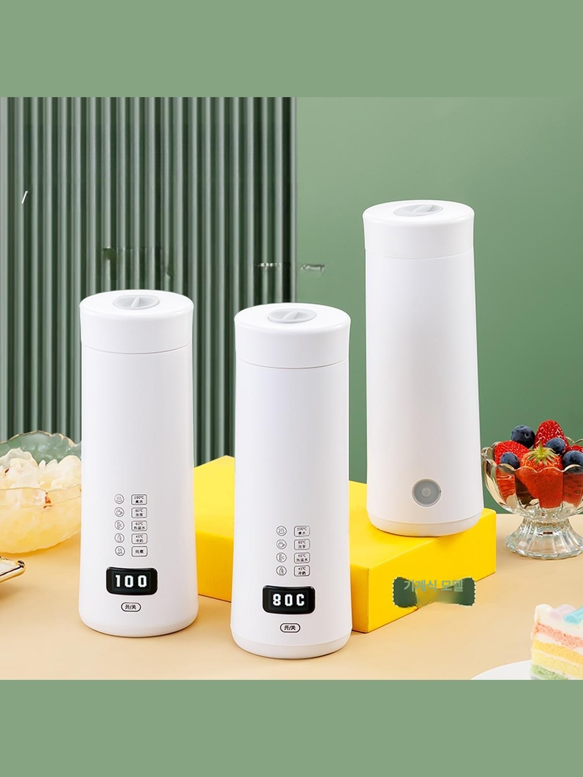휴대용 usb텀블러 보온포트 자동차 텀블러 용기 케이블 사무실 가열 - 상세 이미지 2