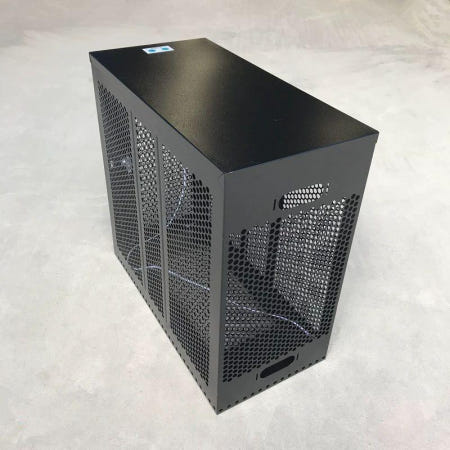 [해외]컴퓨터 보관함 PC 보안케이스 본체 잠금함 관공서 바퀴 2-499 대형 블랙 공식 표준 구성