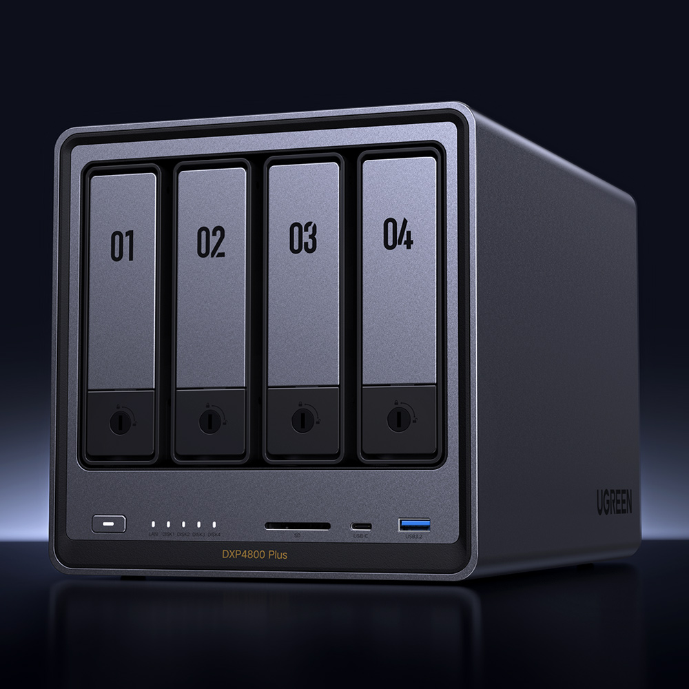 유그린 고성능 나스 4베이 NAS DXP4800Plus 퀵가이드 제공 상품 이미지