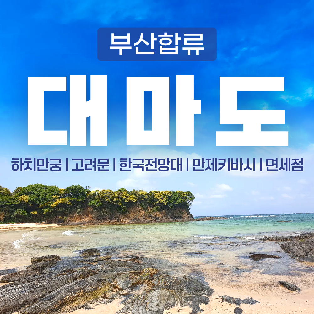 [부산합류] 대마도 탐방 1박 2일 출발 확정 쓰시마링크 니나호 면세점 패키지 - 상품 이미지