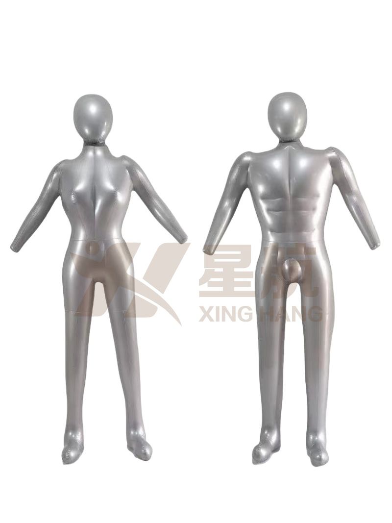 풍선 전신 마네킹 마네킨 여자 남성 남자 여성 더미 여성 손 포함 + 펌프 - 상품 이미지