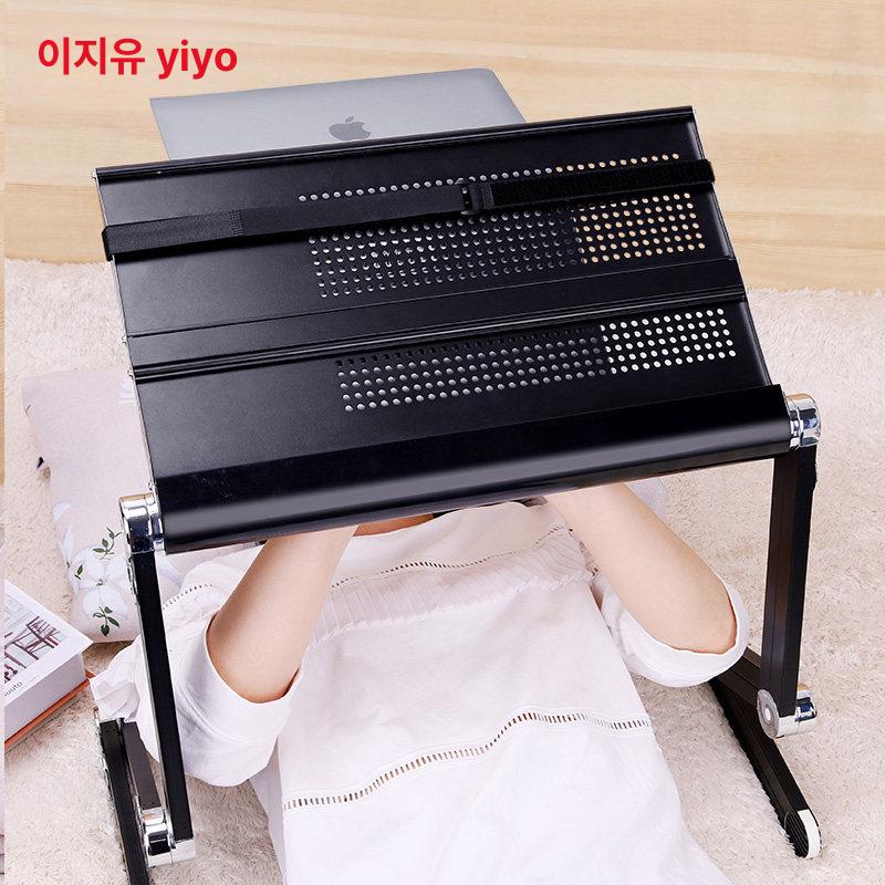 침대 누워서 노트북 거치대 태블릿 테이블 각도 높이 조절 받침대 알루미늄 - 상세 이미지 5