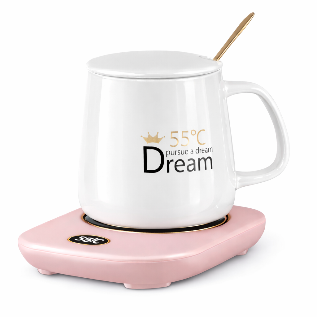 스마트 머그컵 워머 보온 컵받침대 휴대용 3단 온도조절 USB 컵워머 온도유지 보온받침대 - 상세 이미지 2