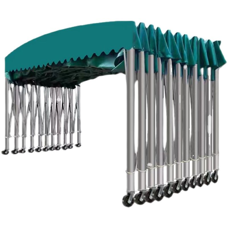 개폐식 접이식 천막 주차장 자바라 야외 차고 자동차 그늘막 어닝 캐노피 - 상품 이미지