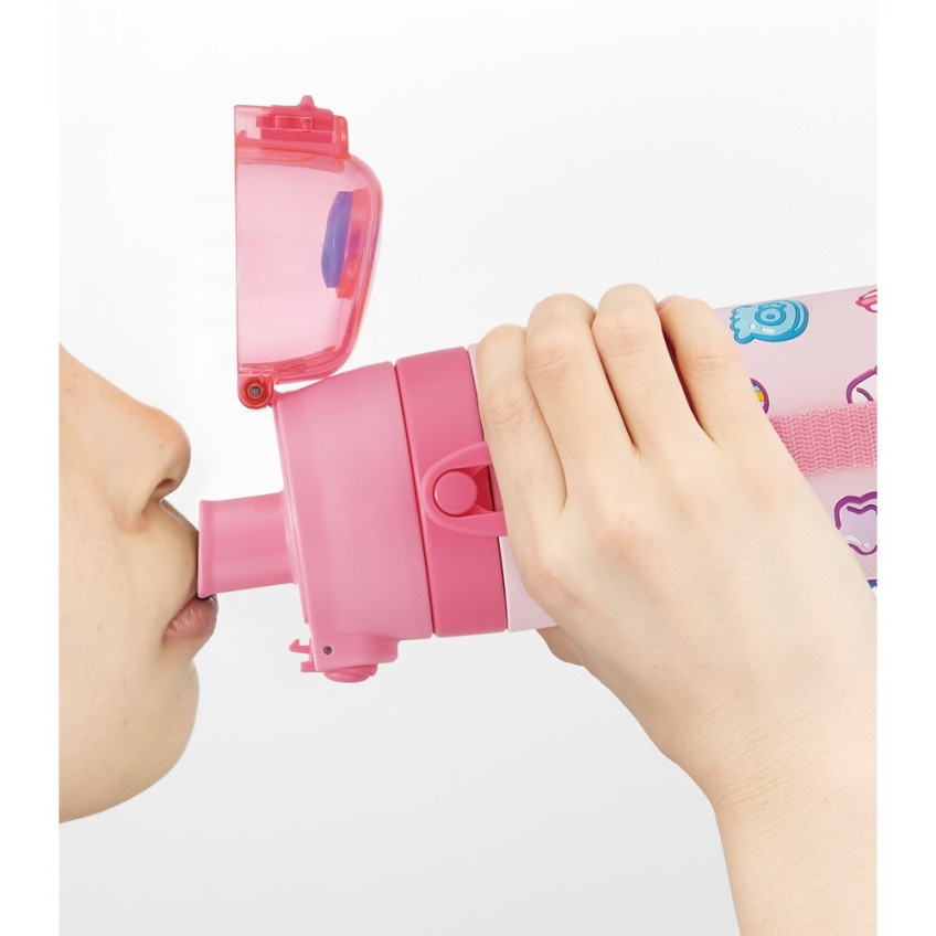 스케이터 산리오 헬로키티 캐릭터 3D 원푸쉬 보냉 스테인리스 다이렉트 보틀 480ml SDPV5 - 주방·식기 - 하카타몰