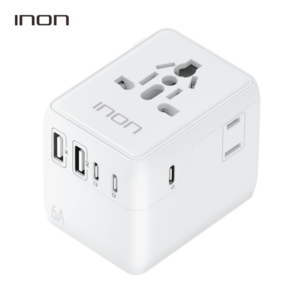 아이논 INON USB 5포트 해외여행용 어댑터(2USB+3Type-C) IN-TA520C - 상품 이미지