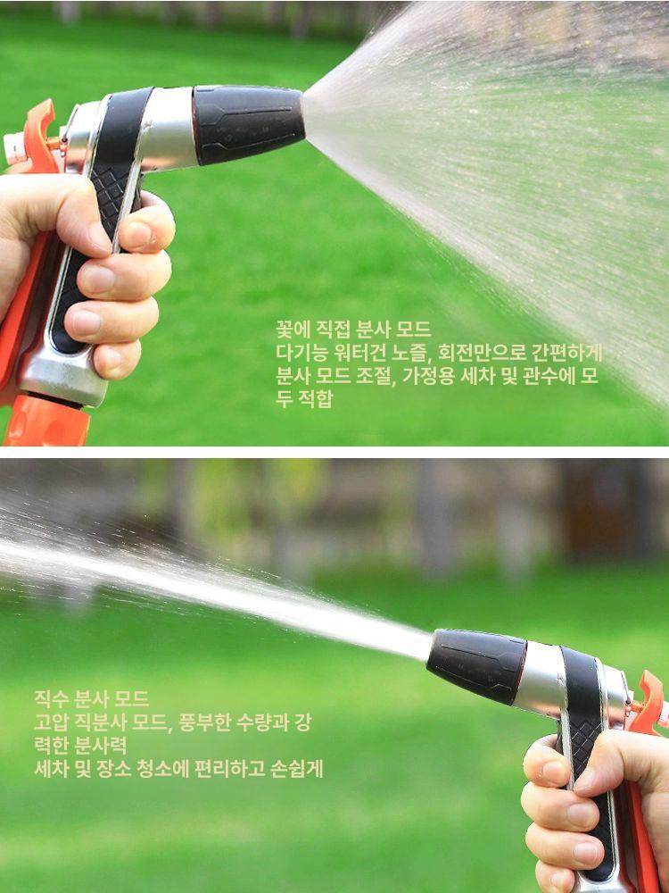 스텐 워터릴통 감개대 호스카트 스테인리스 두꺼운 세차 릴 형 세트 호스 수도관 노즐 급수 - 상세 이미지 3