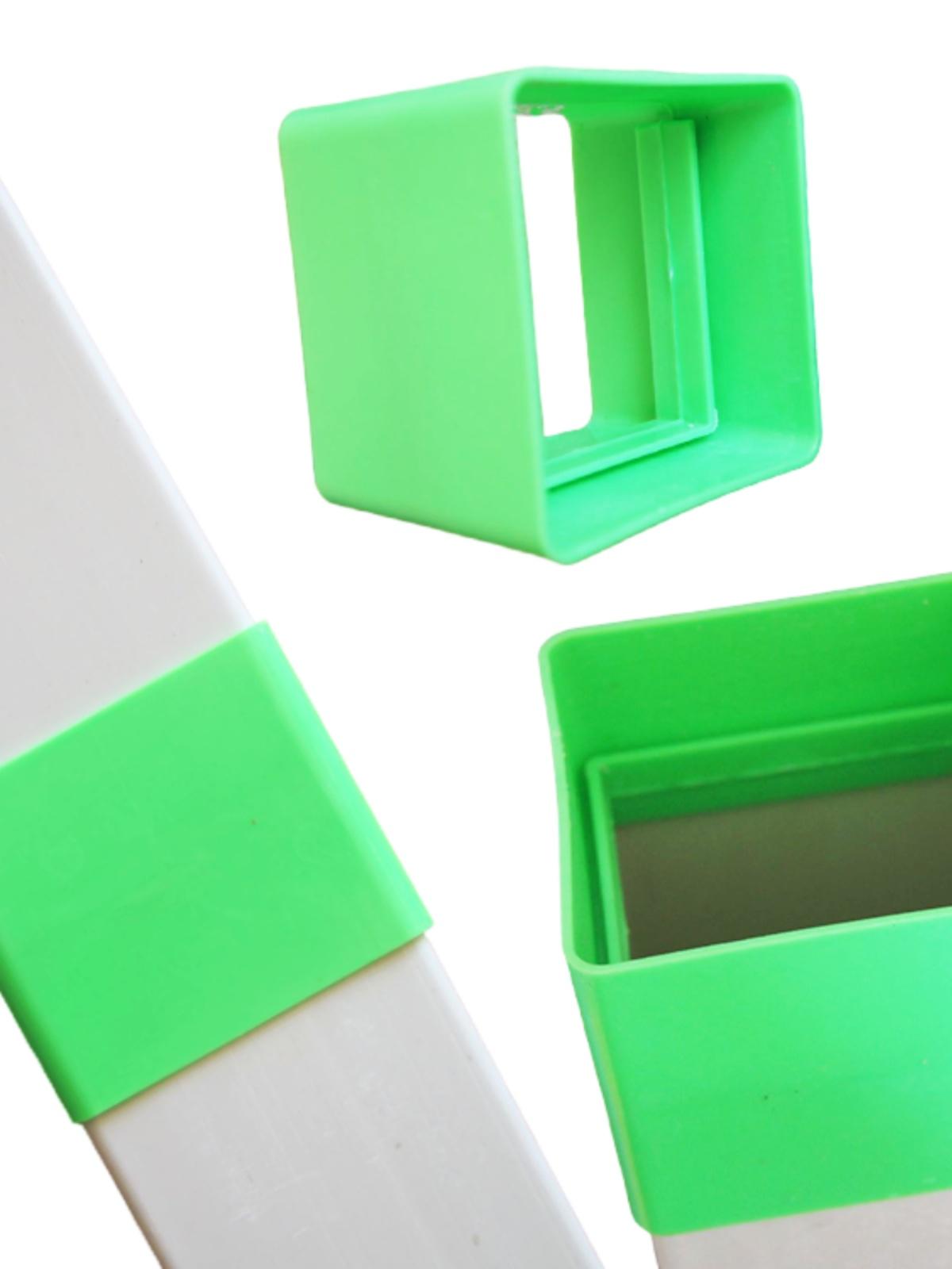 플라스틱 사각파이프 마개 뚜껑 각파이프 배수관 PVC 네모 고정관 30 x 30mm 내부 클램프 - 상세 이미지 5