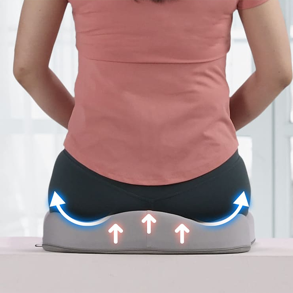 BNS 무중력 구름방석 2세트 메모리폼 자세 사무실 의자 프리미엄 방석 고밀도 인체 굴곡