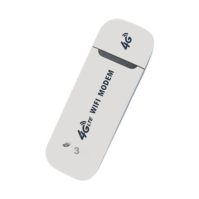 휴대용 와이파이 동글 포켓 USB 미니 모뎀 노트북용 화이트 - 상품 이미지