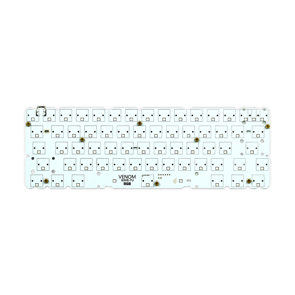 VENOM60HE [RGB 7U] PCB 베놈HE 8KHz 자석축 호환 개봉기 | 실사용 후기 - 대표 이미지