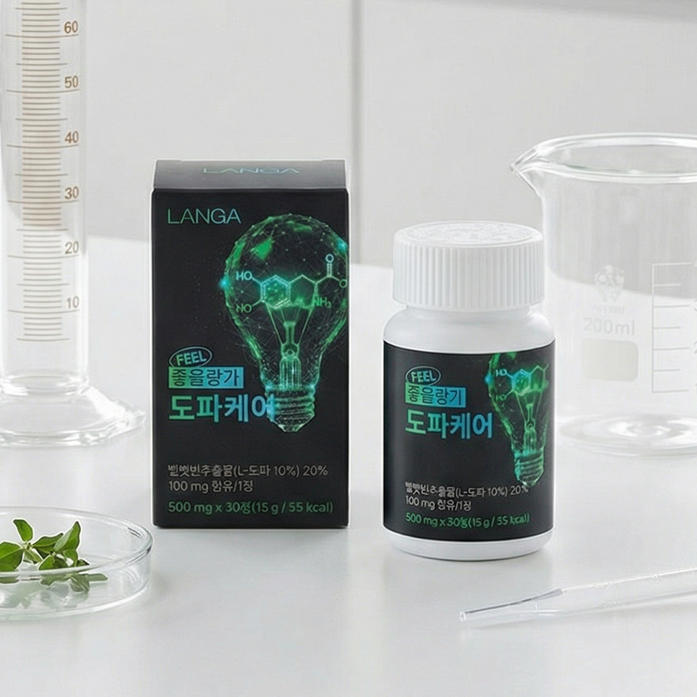 랑가 도파케어 벨벳빈추출물 L-도파 함유 하루 1알 30정, 1개 - 상세 이미지 5