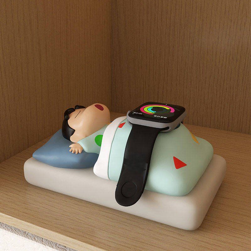 귀여운 애플워치 거치대 짱구 장식품 스탠드 홀더 받침대 - 상품 이미지