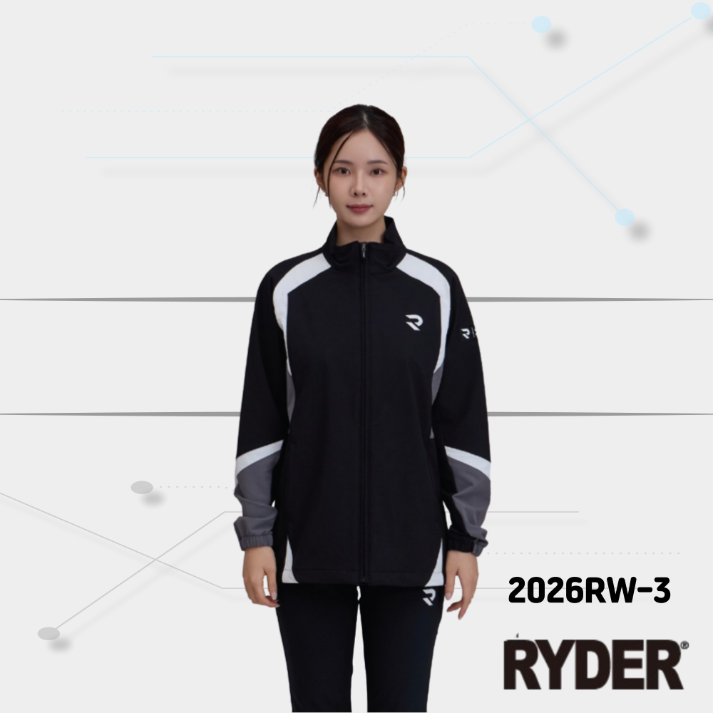 라이더 배드민턴 바람막이 아노락 긴팔 의류 2026 컬렉션 민턴로그 2026RW-1 - 상세 이미지 4