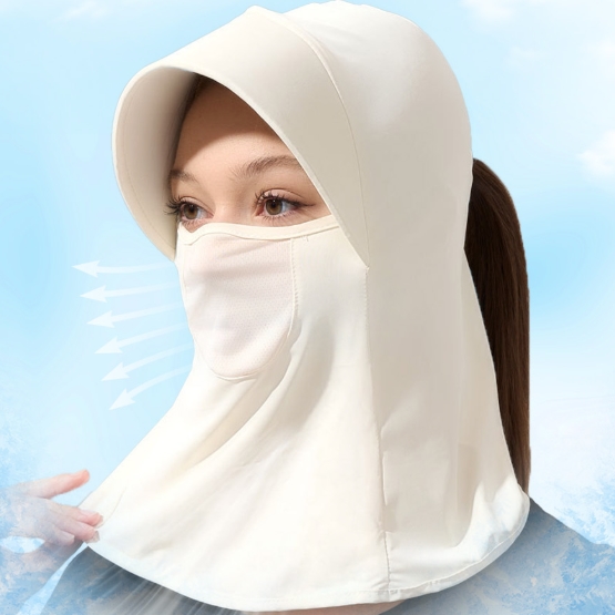 여름 마스크 안면 쿨 시원한 자외선 차단 햇빛 스포츠 등산 자전거 러닝 산책 풀페이스 - 상품 이미지
