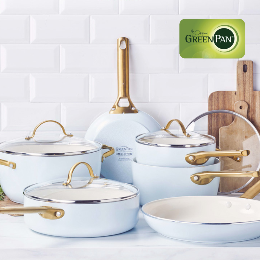 그린팬 파도바 냄비 셀럽 3종 선물세트 세라믹 논스틱 코팅 인덕션 편수18cm+양수20cm+전골24cm, 파스텔블루 - 상세 이미지 2