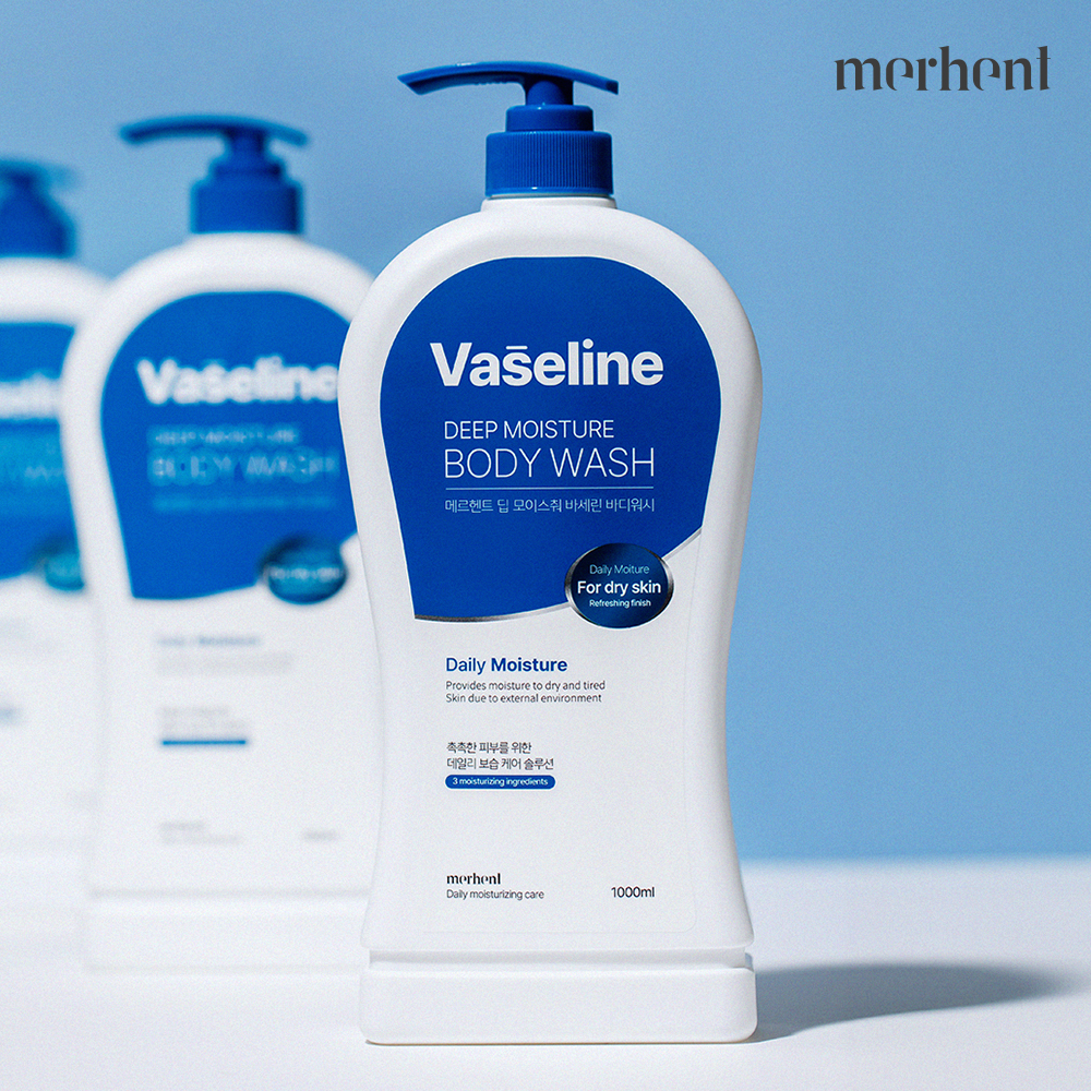 2+1 메르헨트 바세린 바디워시 1000ml 대용량 약산성 퍼퓸 향좋은 향오래가는 샤워젤 이미지 1