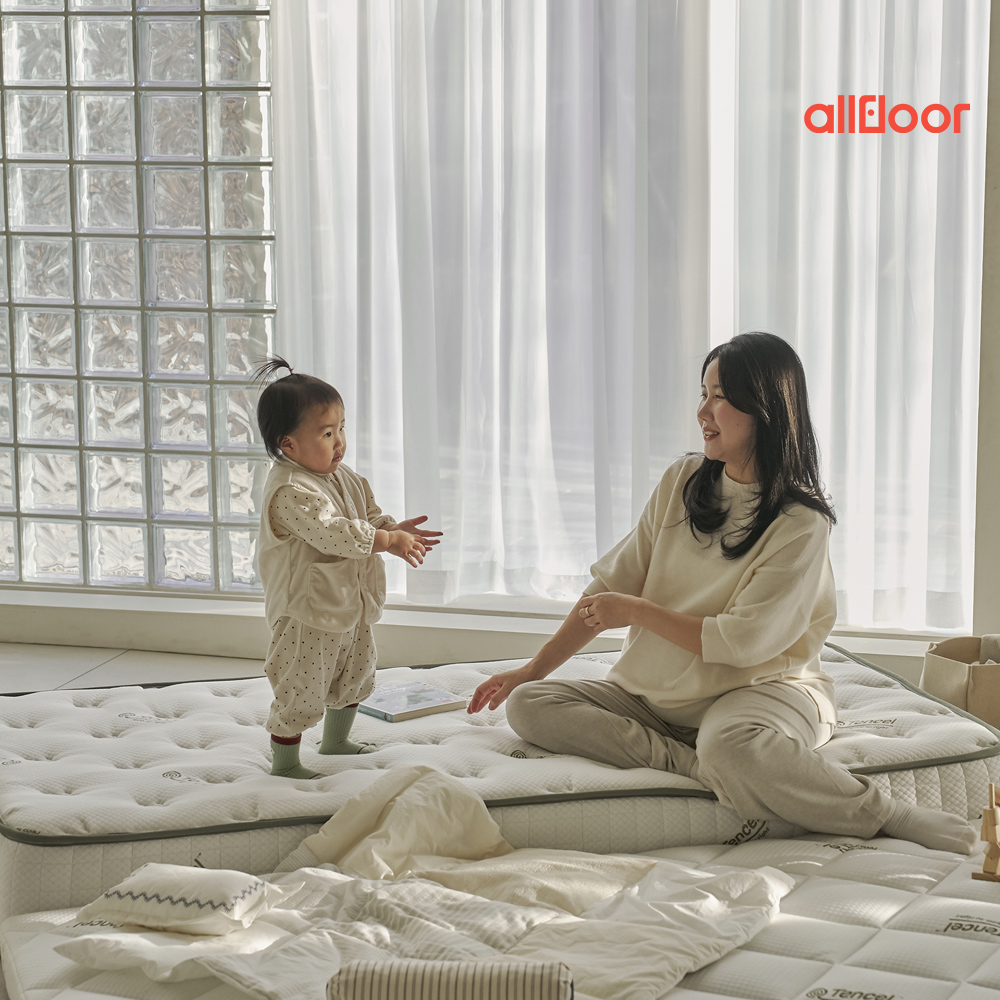 올플로어 영국산 천연 울 패딩 유아용 매트리스 GR-02 20cm, LK(라지킹)1800 - 상품 이미지